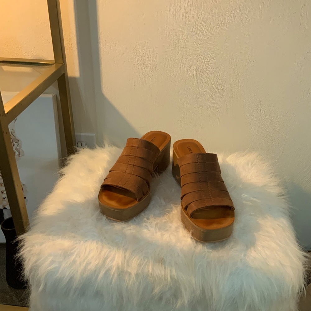 Brown WEDGES.  3 INCH.